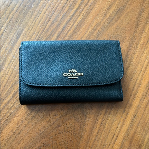 Women’s Coach Wallet Black Leather - Picture 6 of 6
